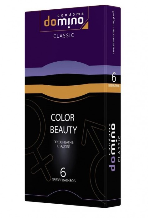 Разноцветные презервативы DOMINO Colour Beauty - 6 шт. - Domino - купить с доставкой в Братске