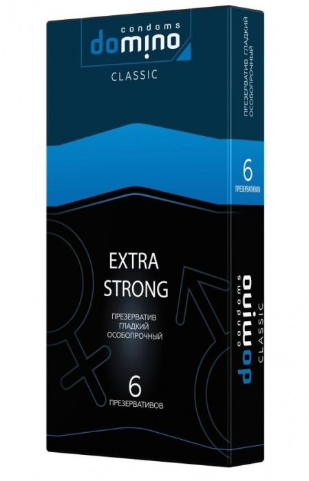 Суперпрочные презервативы DOMINO Extra Strong - 6 шт. - Domino - купить с доставкой в Братске