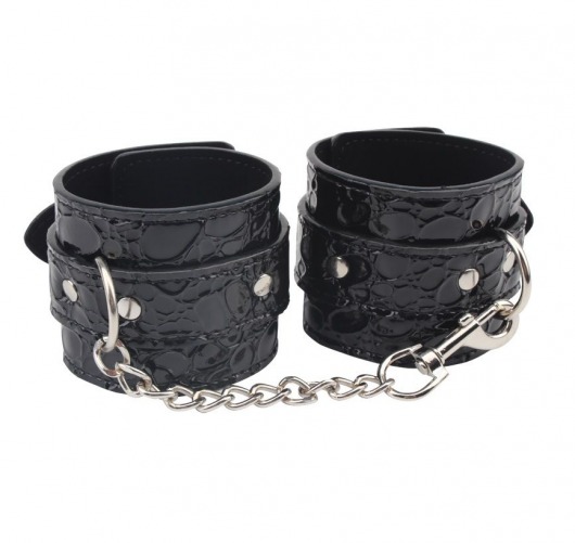 Черные наручники Be good Wrist Cuffs - Chisa - купить с доставкой в Братске