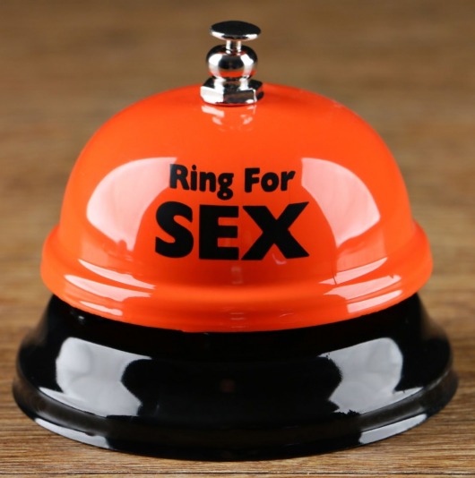 Настольный звонок RING FOR SEX - Сима-Ленд - купить с доставкой в Братске