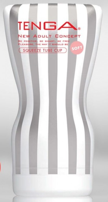 Мастурбатор TENGA Squeeze Tube Cup Soft - Tenga - в Братске купить с доставкой