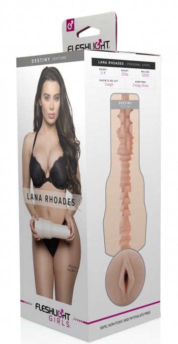 Мастурбатор-вагина Fleshlight Girls - Lana Rhoades Destiny - Fleshlight - в Братске купить с доставкой