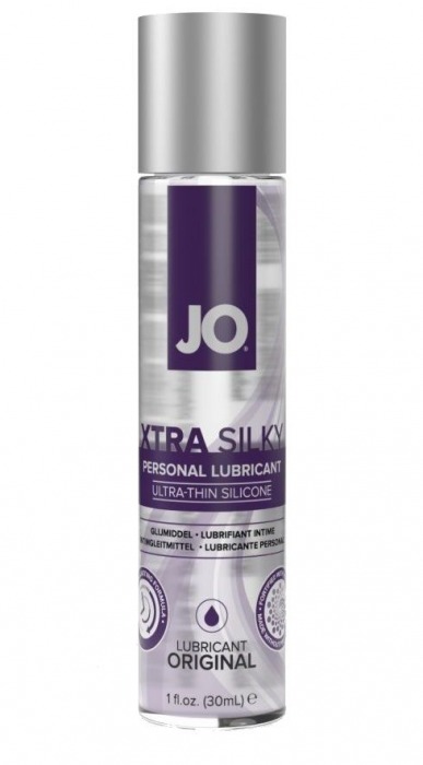 Лубрикант на силиконовой основе JO Xtra Silky - 30 мл. - System JO - купить с доставкой в Братске
