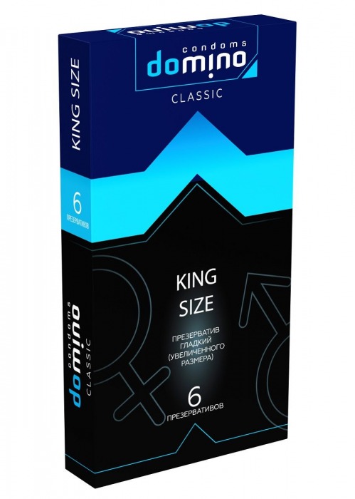 Презервативы увеличенного размера DOMINO Classic King size - 6 шт. - Domino - купить с доставкой в Братске