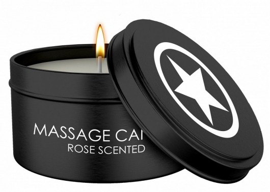 Массажная свеча с ароматом розы Massage Candle - Shots Media BV - купить с доставкой в Братске