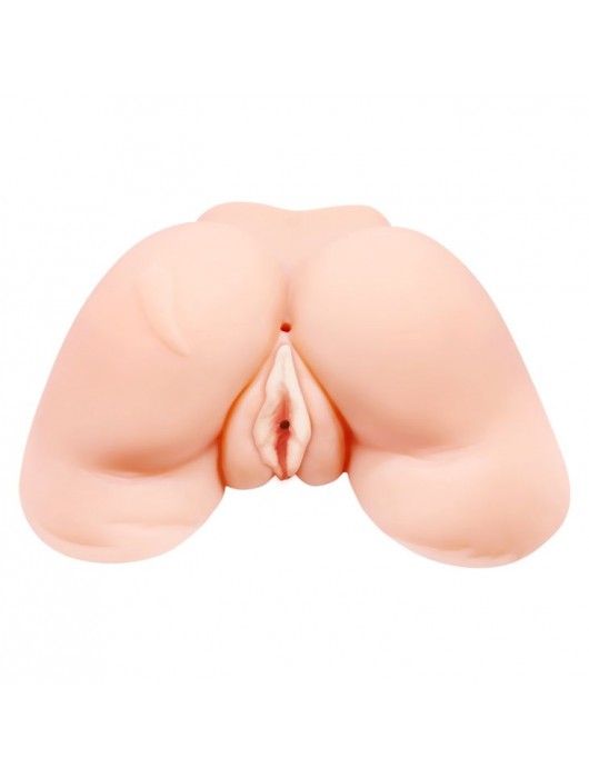 Телесная вибровагина Julie с 2 рабочими отверстиями - Baile - в Братске купить с доставкой