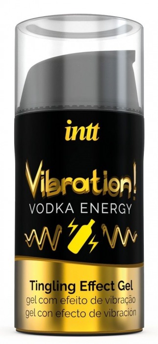 Жидкий интимный гель с эффектом вибрации Vibration! Vodka Energy - 15 мл. - INTT - купить с доставкой в Братске