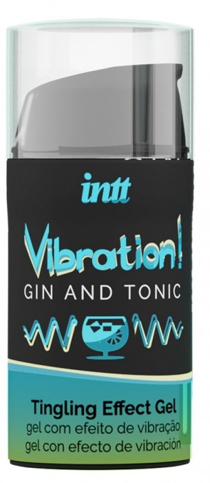 Жидкий интимный гель с эффектом вибрации Vibration! Gin   Tonic - 15 мл. - INTT - купить с доставкой в Братске