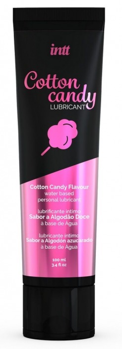 Интимный гель на водной основе Cotton Candy Lubricant - 100 мл. - INTT - купить с доставкой в Братске