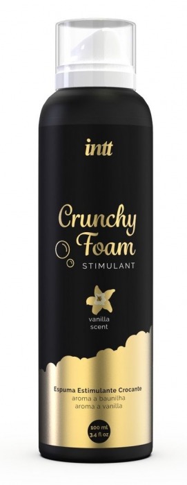 Пенка для массажа Crunchy Foam Stimulant Vanilla - 100 мл. - INTT - купить с доставкой в Братске