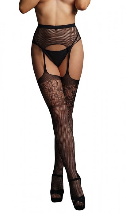 Чулки на поясе Garterbelt Stockings With Lace Top - Shots Media BV купить с доставкой