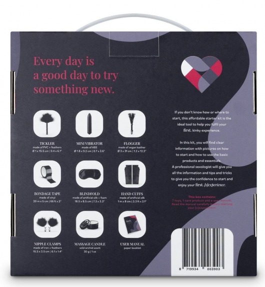 Стартовый набор БДСМ First Kinky Experience - Loveboxxx - купить с доставкой в Братске