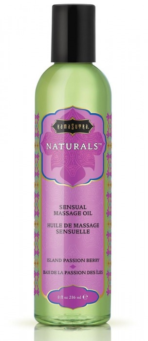 Массажное масло Naturals Island Passion Berry с ароматом тропических фруктов - 236 мл. - Kama Sutra - купить с доставкой в Братске