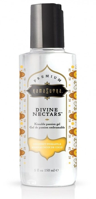 Гель-лубрикант на водной основе Divine Nectars Vanilla с ароматом ванили - 150 мл. - Kama Sutra - купить с доставкой в Братске