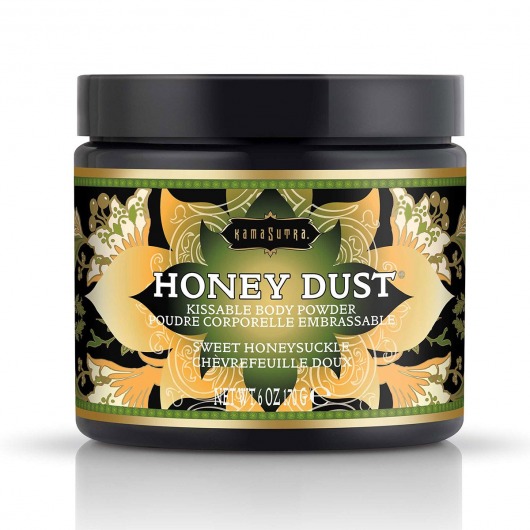 Пудра для тела Honey Dust Body Powder с ароматом жимолости - 170 гр. - Kama Sutra - купить с доставкой в Братске