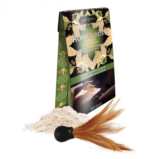 Пудра для тела Honey Dust Body Powder с ароматом жимолости - 28 гр. - Kama Sutra - купить с доставкой в Братске