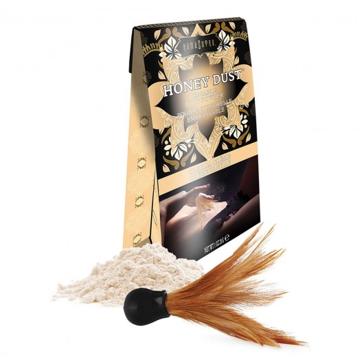 Пудра для тела Honey Dust Body Powder с ароматом ванили - 28 гр. - Kama Sutra - купить с доставкой в Братске