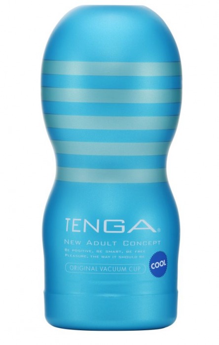 Мастурбатор с охлаждающей смазкой TENGA Original Vacuum Cup Cool - Tenga - в Братске купить с доставкой