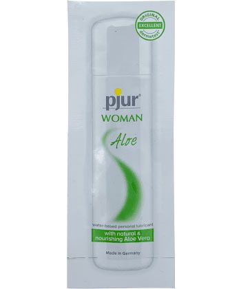 Лубрикант на водной основе pjur WOMAN Aloe - 2 мл. - Pjur - купить с доставкой в Братске