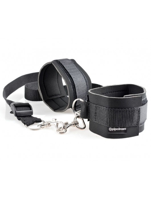 Набор для бондажа Cuff And Tether Set - Pipedream - купить с доставкой в Братске