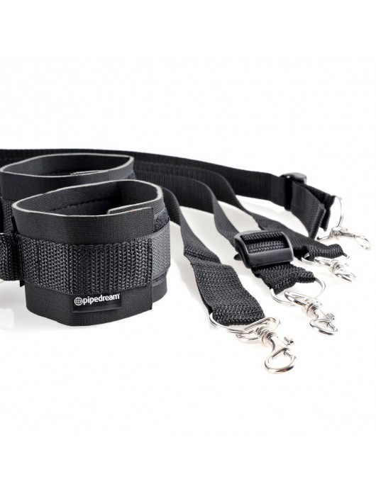Набор для бондажа Cuff And Tether Set - Pipedream - купить с доставкой в Братске
