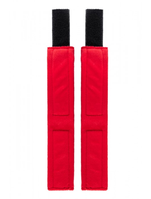 Красно-черные велюровые оковы Anonymo - ToyFa - купить с доставкой в Братске