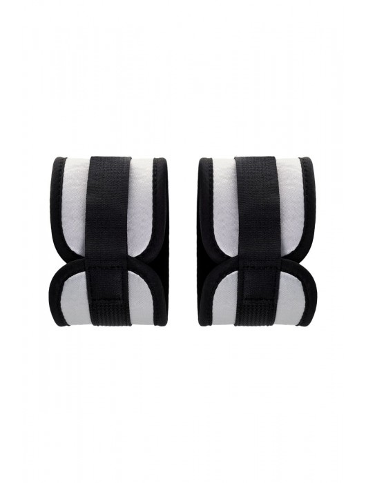 Серебристо-черные наручники Anonymo - ToyFa - купить с доставкой в Братске