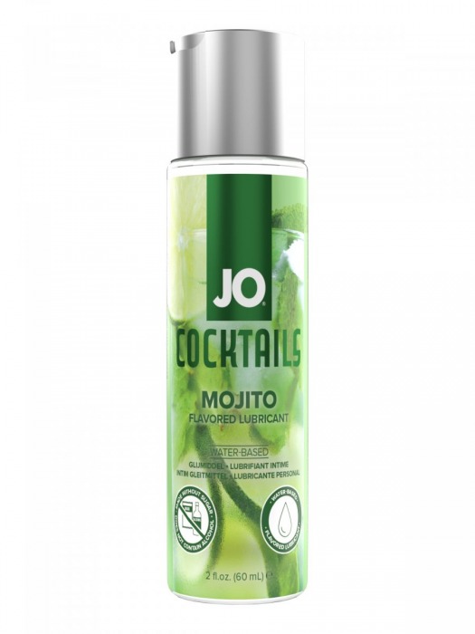 Вкусовой лубрикант на водной основе JO Cocktails Mojito - 60 мл. - System JO - купить с доставкой в Братске