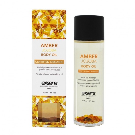 Органическое массажное масло AMBER JOJOBA - 100 мл. - Exsens - купить с доставкой в Братске