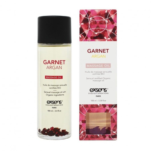 Органическое массажное масло GARNET ARGAN - 100 мл. - Exsens - купить с доставкой в Братске