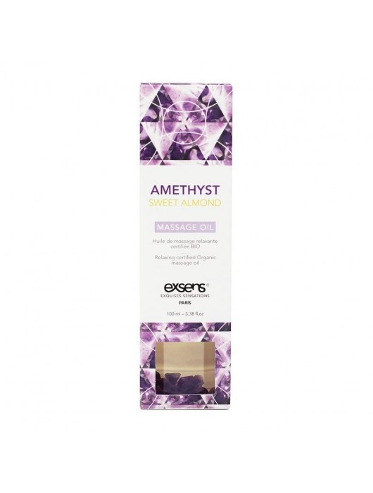 Органическое массажное масло AMETHYST SWEET ALMOND - 100 мл. - Exsens - купить с доставкой в Братске