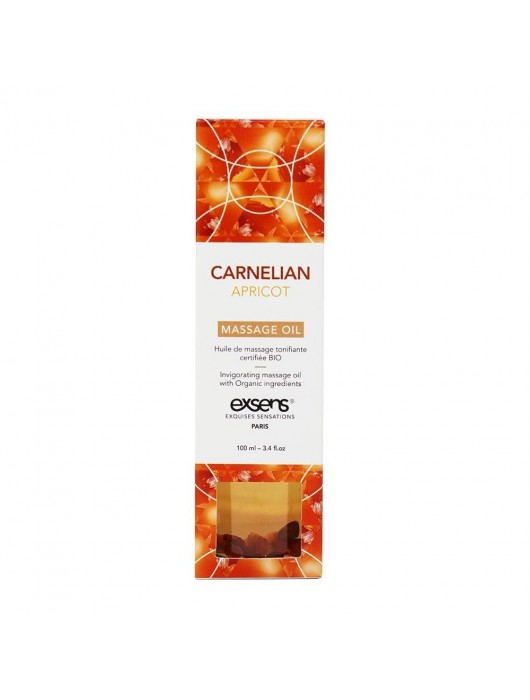 Органическое массажное масло CARNELIAN APRICOT - 100 мл. - Exsens - купить с доставкой в Братске