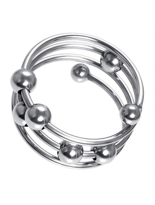 Большое металлическое кольцо под головку пениса - ToyFa - купить с доставкой в Братске