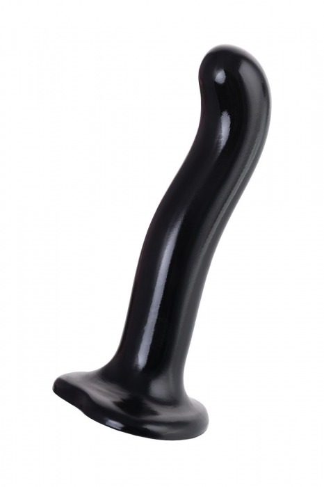 Черный стимулятор для пар P G-Spot Dildo Size M - 18 см. - Strap-on-me - в Братске купить с доставкой