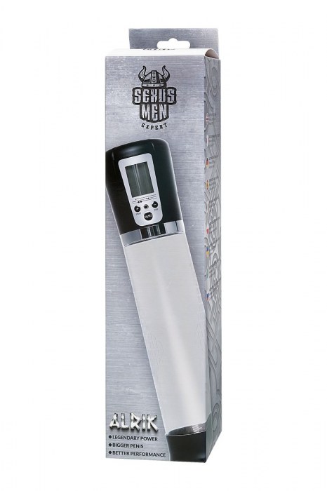 Прозрачная автоматическая помпа для пениса Alrik - Sexus - в Братске купить с доставкой