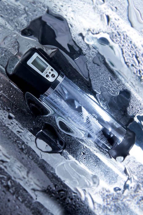 Прозрачная автоматическая помпа для пениса Alrik - Sexus - в Братске купить с доставкой