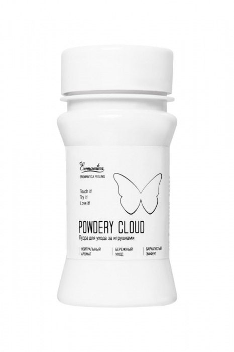 Пудра для ухода за игрушками Powdery Cloud с нейтральным ароматом - 40 гр. - Eromantica - купить с доставкой в Братске