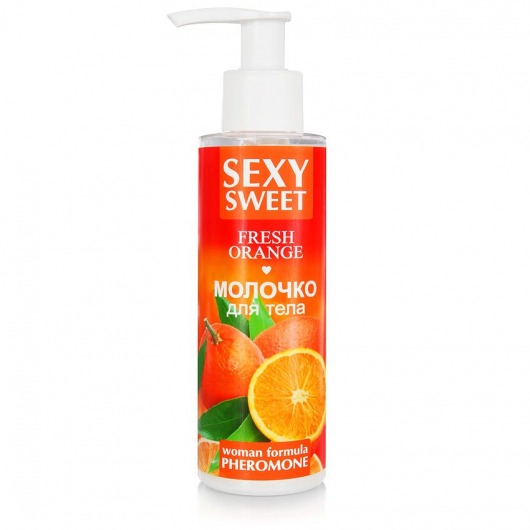 Молочко для тела с феромонами и ароматом апельсина Sexy Sweet Fresh Orange - 150 гр. -  - Магазин феромонов в Братске