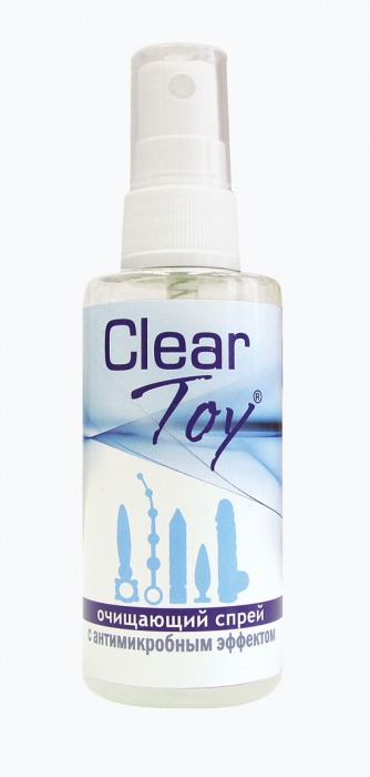 Очищающий спрей Clear Toy с антимикробным эффектом - 100 мл. - Биоритм - купить с доставкой в Братске