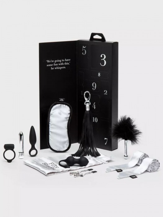 Эротический набор Pleasure Overload 10 Days of Play Gift Set - Fifty Shades of Grey - купить с доставкой в Братске