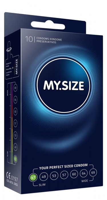 Презервативы MY.SIZE размер 47 - 10 шт. - My.Size - купить с доставкой в Братске