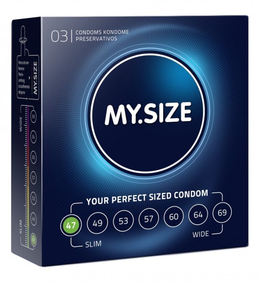 Презервативы MY.SIZE размер 47 - 3 шт. - My.Size - купить с доставкой в Братске