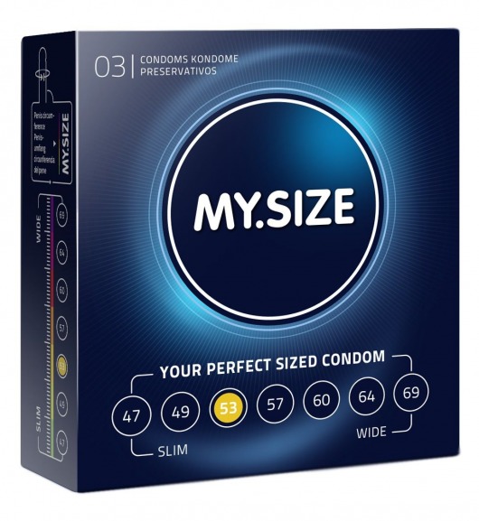 Презервативы MY.SIZE размер 53 - 3 шт. - My.Size - купить с доставкой в Братске