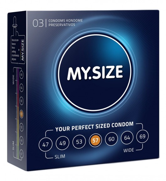 Презервативы MY.SIZE размер 57 - 3 шт. - My.Size - купить с доставкой в Братске