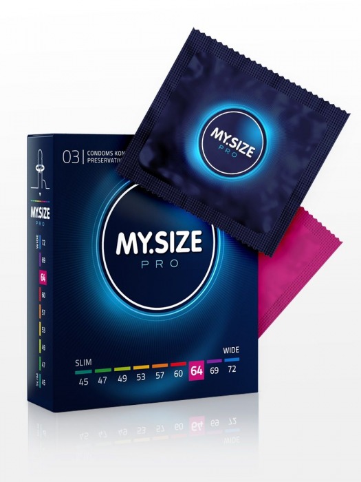 Презервативы MY.SIZE размер 64 - 3 шт. - My.Size - купить с доставкой в Братске