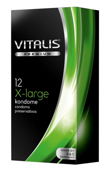 Презервативы увеличенного размера VITALIS PREMIUM x-large - 12 шт. - Vitalis - купить с доставкой в Братске