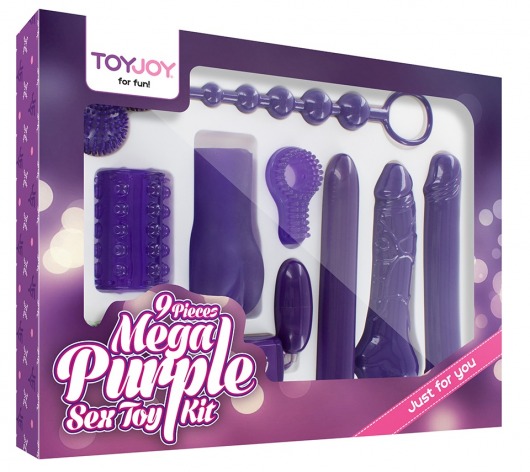 Эротический набор Toy Joy Mega Purple - Toy Joy - купить с доставкой в Братске