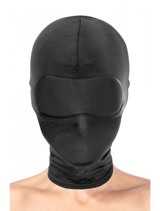 Сплошная маска-шлем с имитацией повязки для глаз - Fetish Tentation - купить с доставкой в Братске
