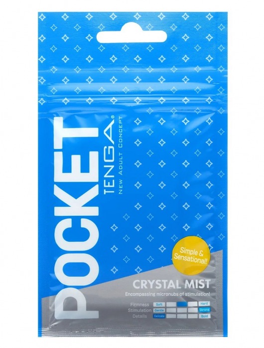 Карманный мастурбатор Crystal Mist - Tenga - в Братске купить с доставкой