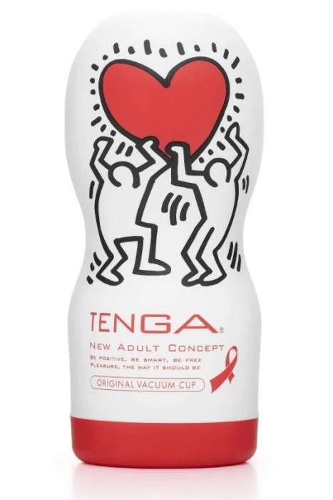 Мастурбатор Keith Haring Cup Deep Throat - Tenga - в Братске купить с доставкой